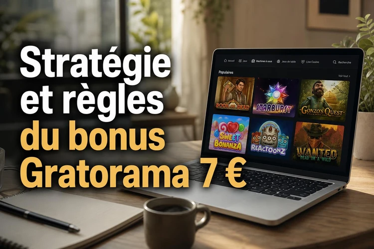 Stratégie et règles d'utilisation du gratorama 7€ free