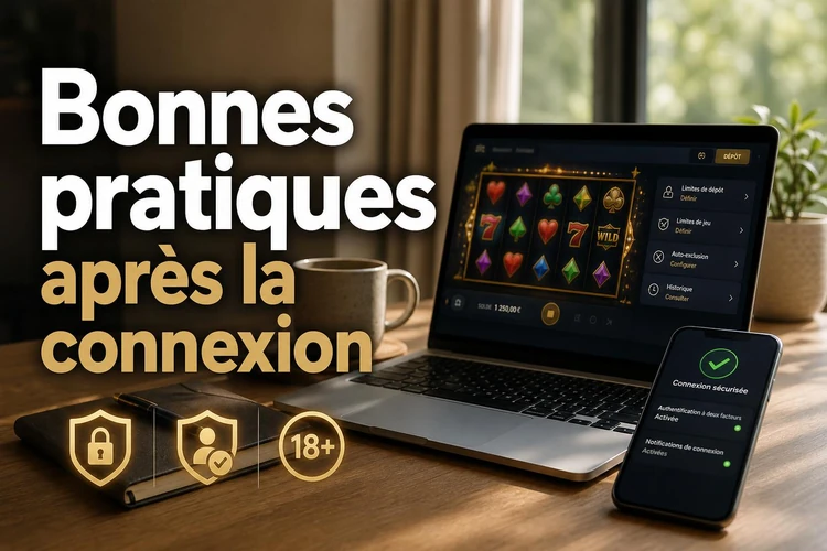 Bonnes pratiques après la connexion
